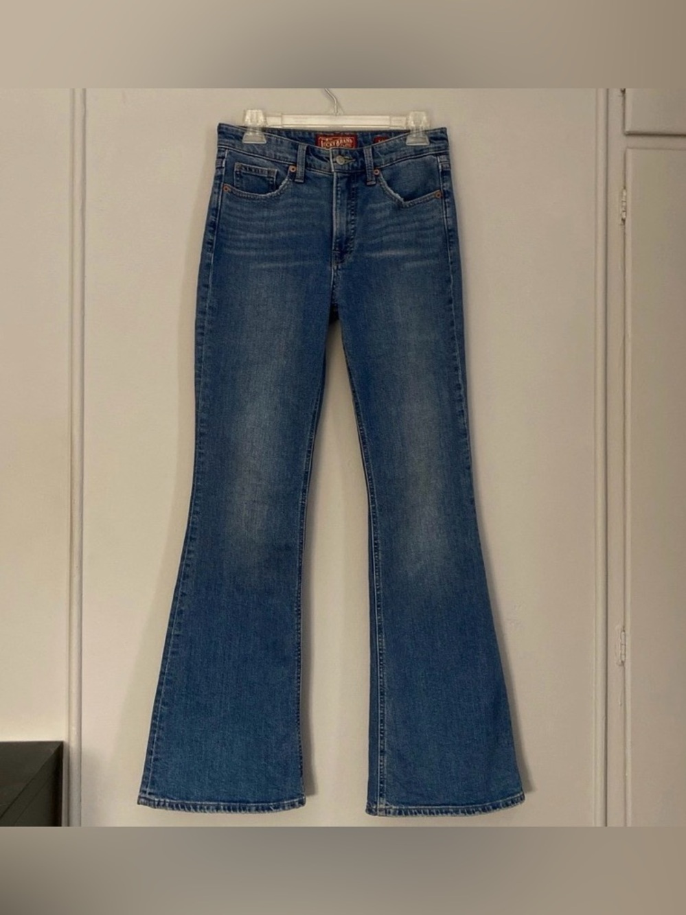 Rare Lucky Brand BRIDGETTE FLARE High Rise Waist Medium Wash Jeans 4/27 R